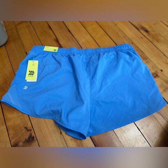 All In Motion Mid Rise Running Shorts Vibrant Blue 3" NWT Size XL - Picture 3 of 11